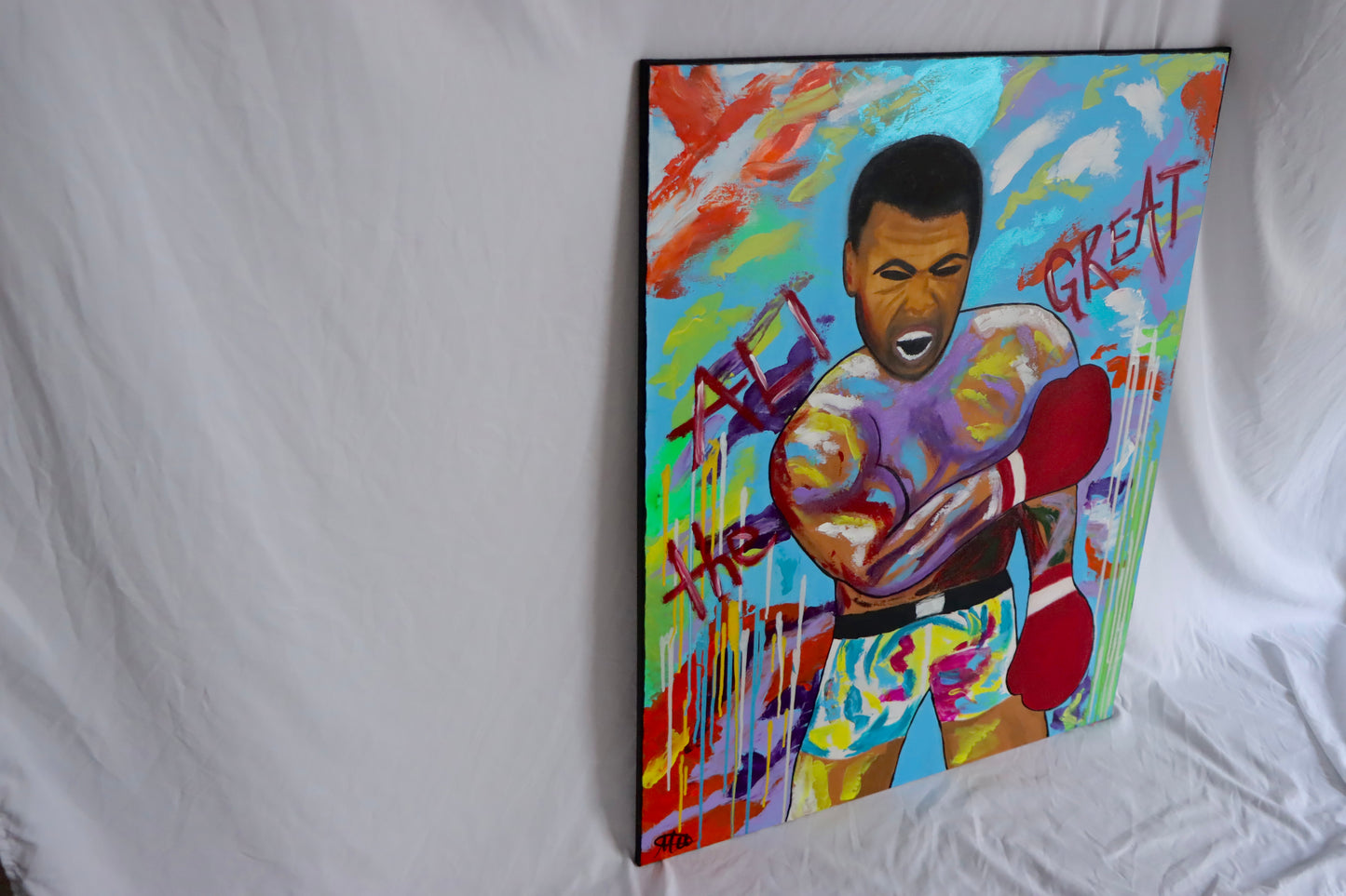 “Ali the Great” Original Painting by MeeLizjah