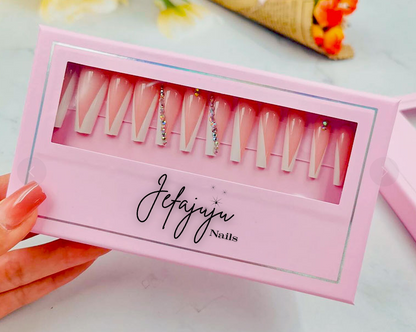 XL Acrylic Handmade Pink Set