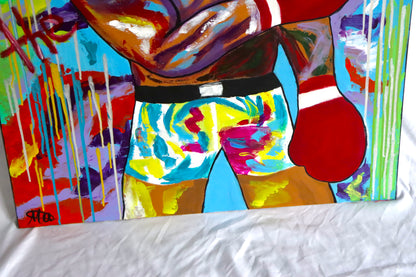 “Ali the Great” Original Painting by MeeLizjah