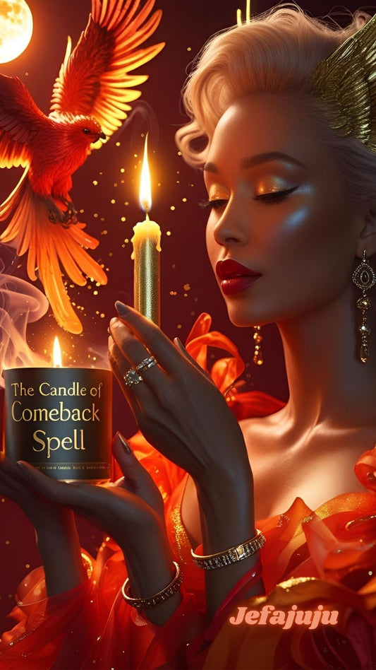 ✨ Candle of Comeback: The Manifestation Spell for the Baddie Who’s Rising From the Ashes