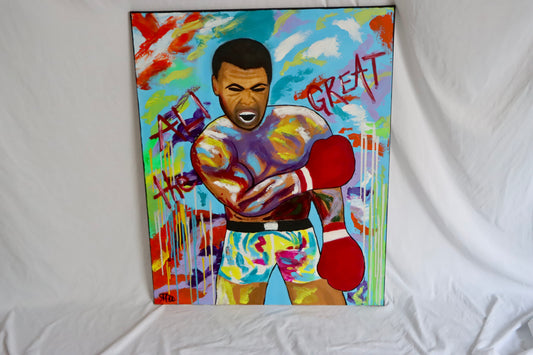 “Ali the Great” Original Painting by MeeLizjah