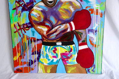 “Ali the Great” Original Painting by MeeLizjah