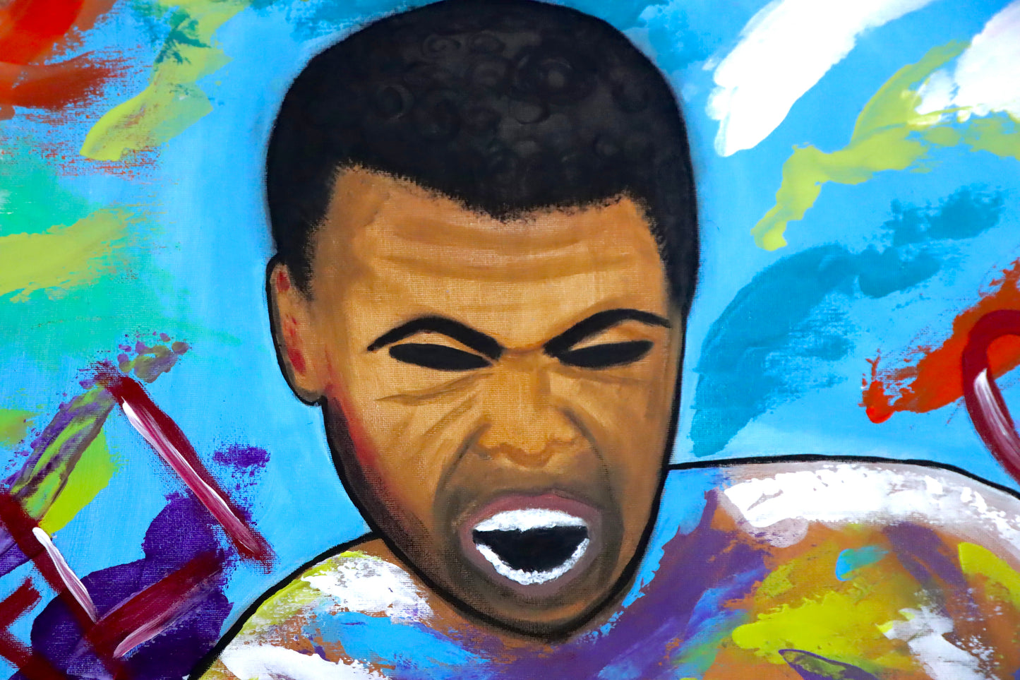 “Ali the Great” Original Painting by MeeLizjah