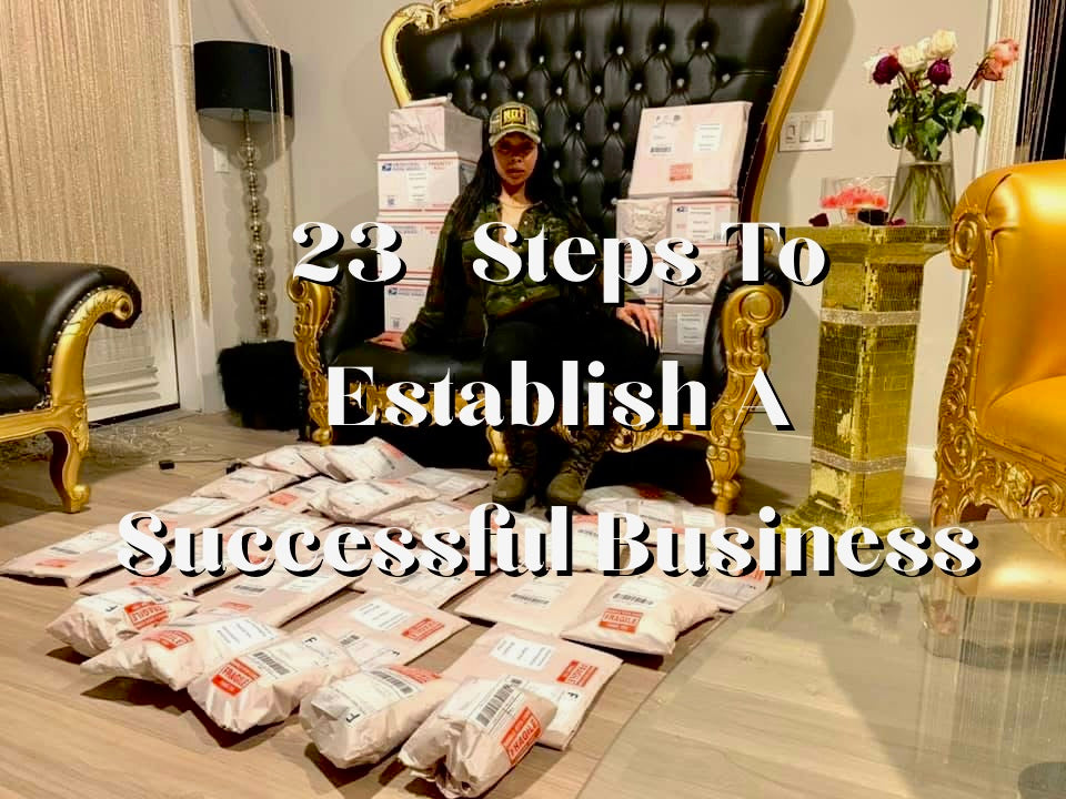 23 Steps To Establish A Successful Business