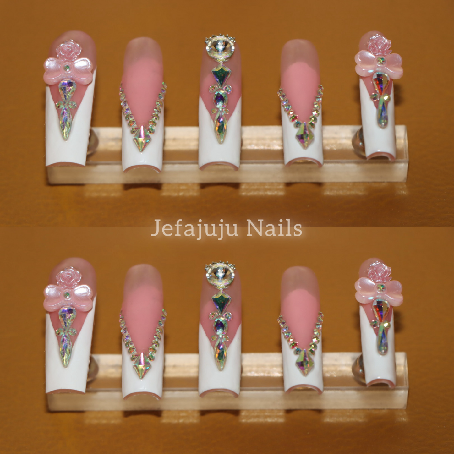 XXL Acrylic Handmade French Tip