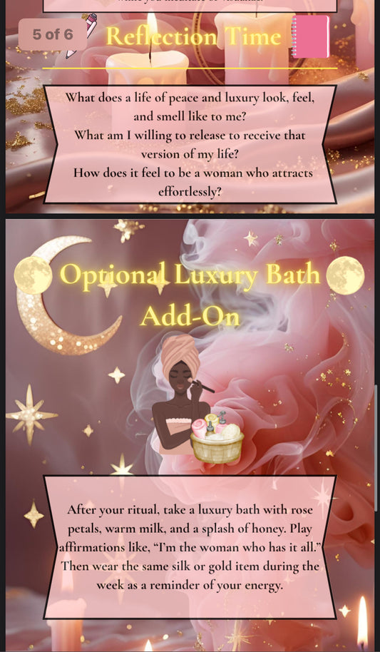 ✨ Luxury + Peace: The Manifestation Spell for the Baddie Who Wants It ALL