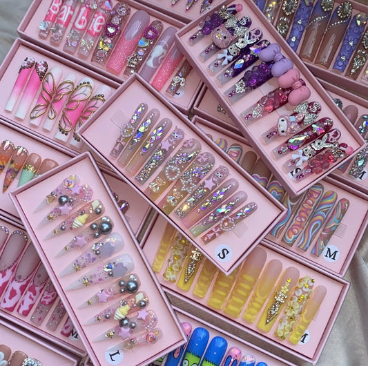 ✨ Custom Baddie Press-On Set  Made Just for YOU ✨