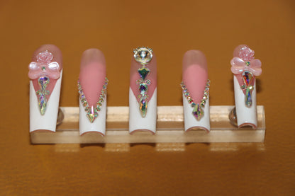 XXL Acrylic Handmade French Tip
