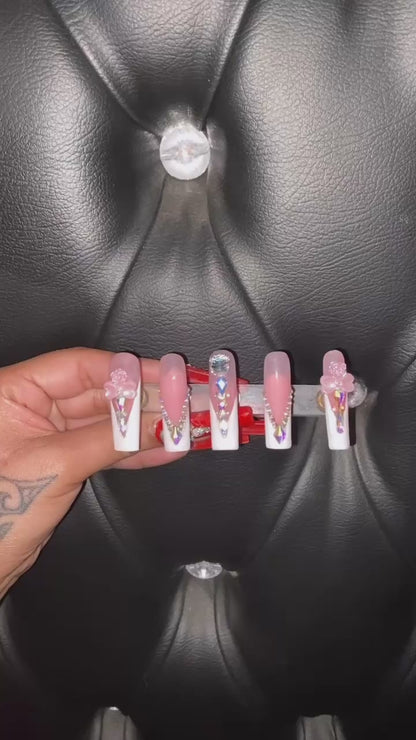 XXL Acrylic Handmade French Tip