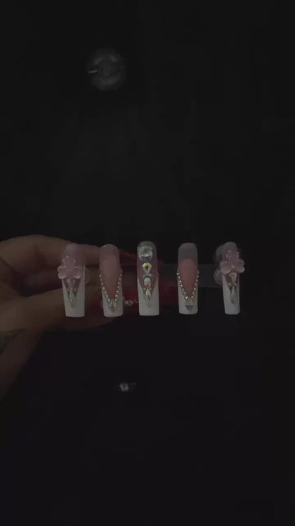 XXL Acrylic Handmade French Tip