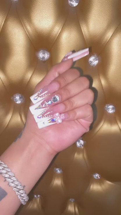 XXL Acrylic Handmade French Tip