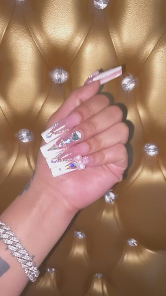 XXL Acrylic Handmade French Tip